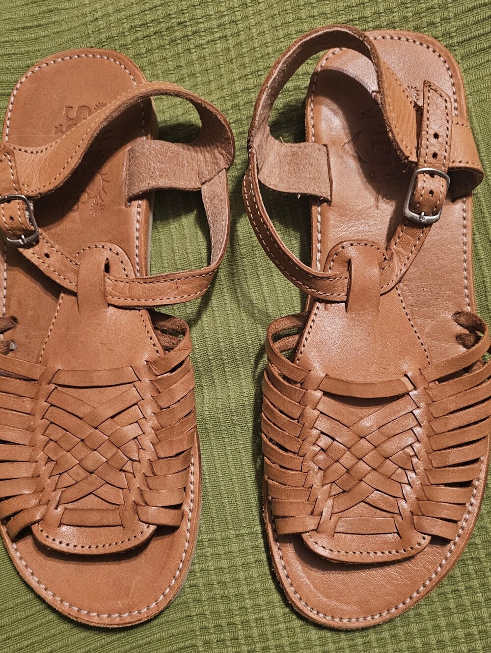 SOLEI Huarache Linda sandals are authentic, premium Mexican artisanal flats Sz10 - Picture 2 of 10